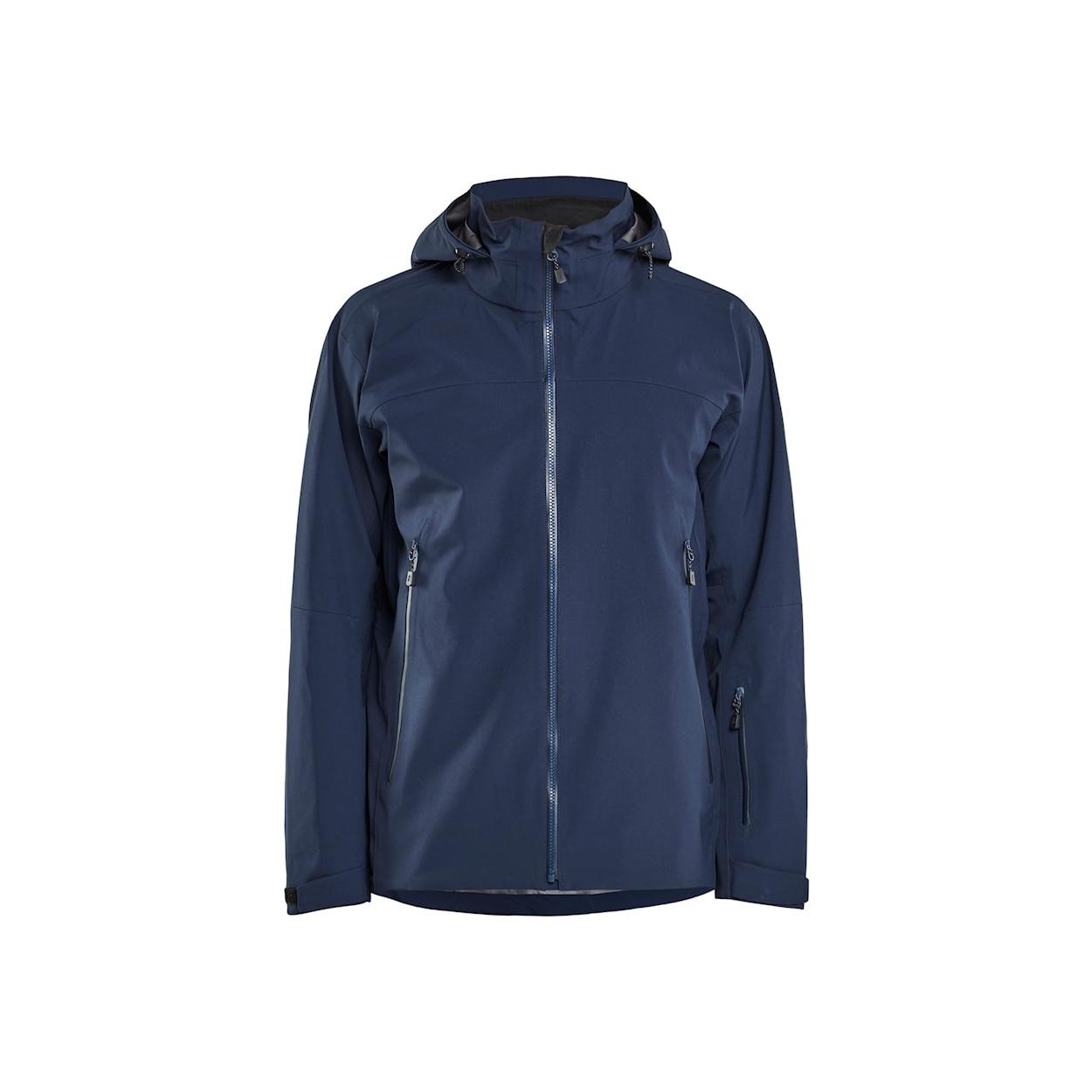 Giacca a guscio da lavoro Blaklader multitasche strecth Striker con capuccio impermeabile 498019164209L