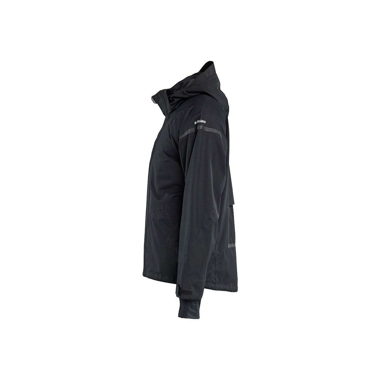 Giacca a guscio da lavoro Blaklader multitasche stretch con capuccio impermeabile 498819879900L