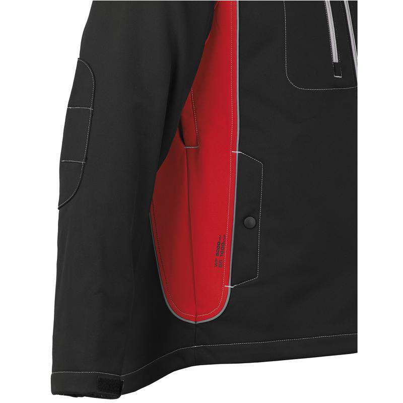 Giacca Bolt In Softshell - Rosso/Nero Issa 04519