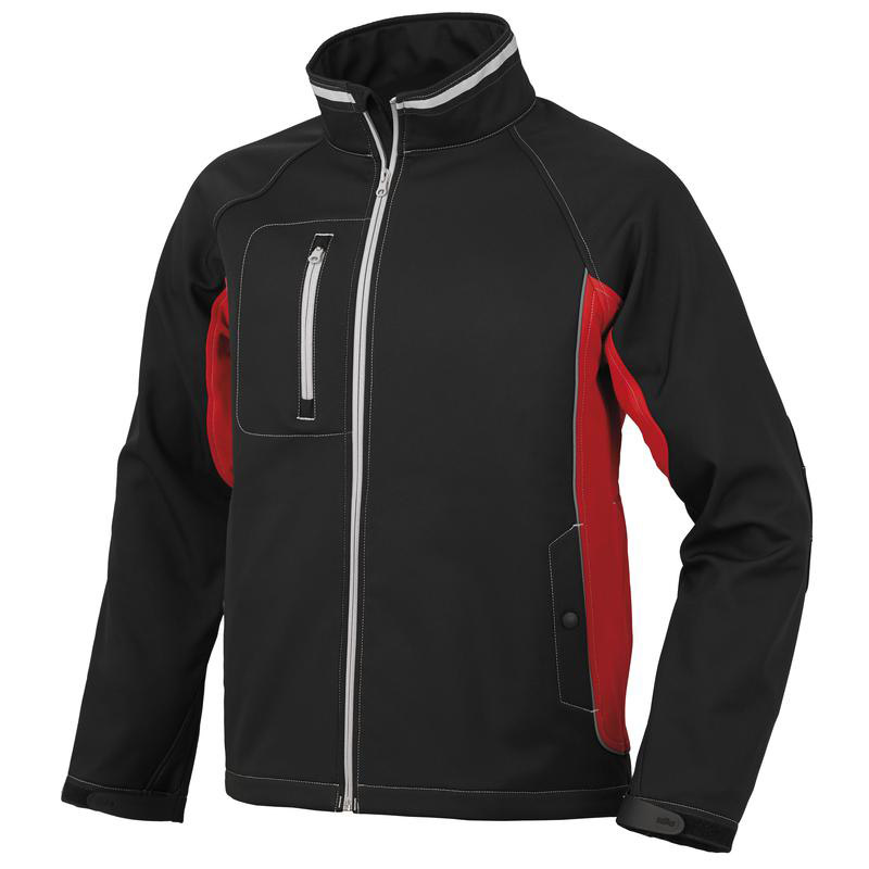 Giacca Bolt In Softshell - Rosso/Nero Issa 04519