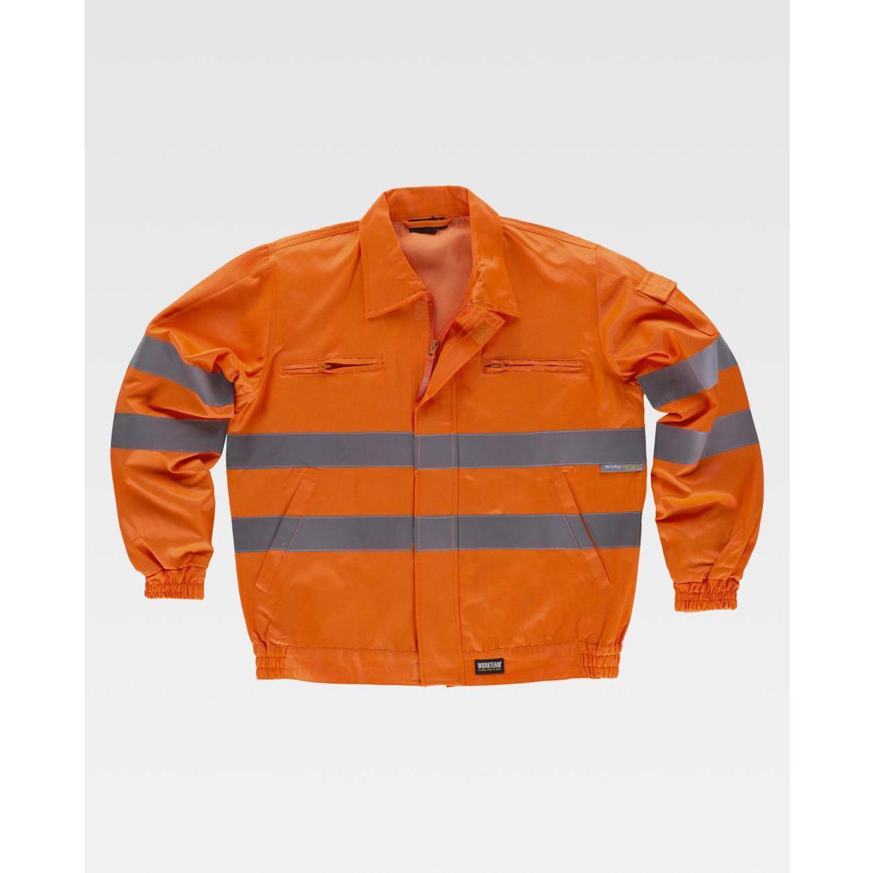 Giacca da Lavoro Alta Visibilit� con Bande Rinfrangenti C3910 - Workteam