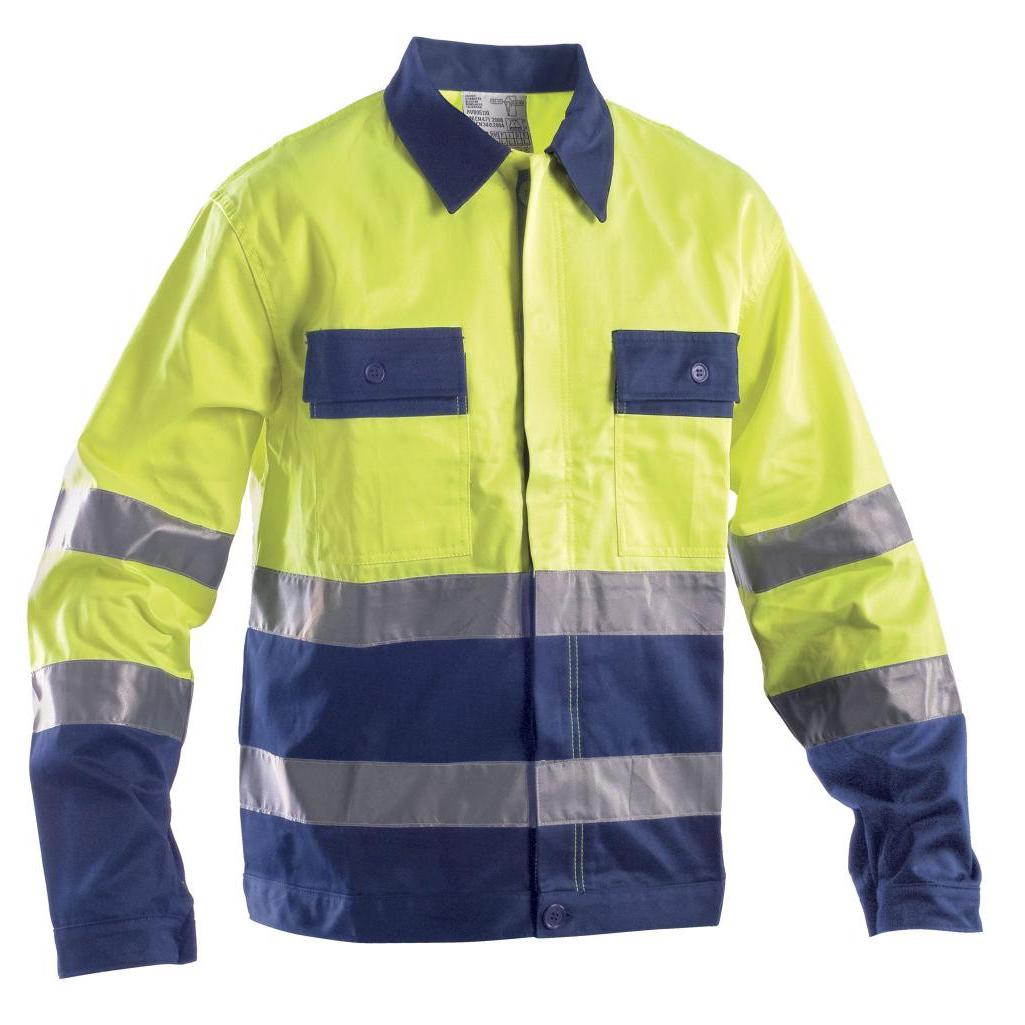 Giacca da Lavoro Alta visibilit� Multitasche 100% cotone P&P Loyal AVB05 110