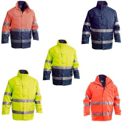 Giacca da Lavoro Alta visibilit� Multitasche Invernale 300 D P&P Loyal GGX30 413