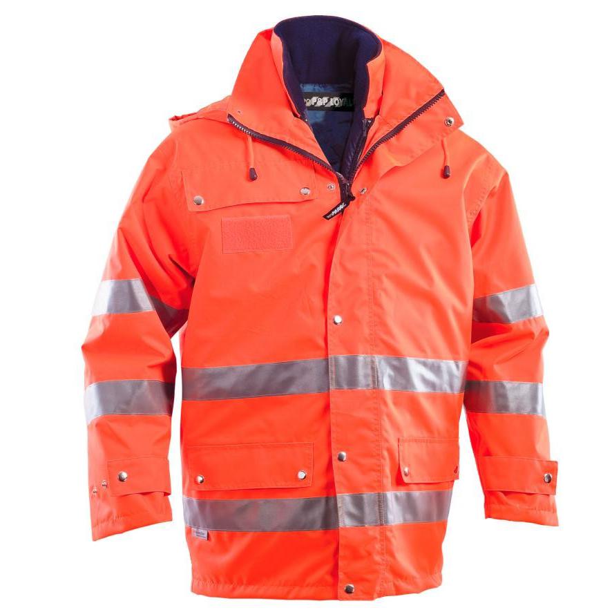 Giacca da Lavoro Alta visibilit� Multitasche Invernale 300 D P&P Loyal GGX30 413