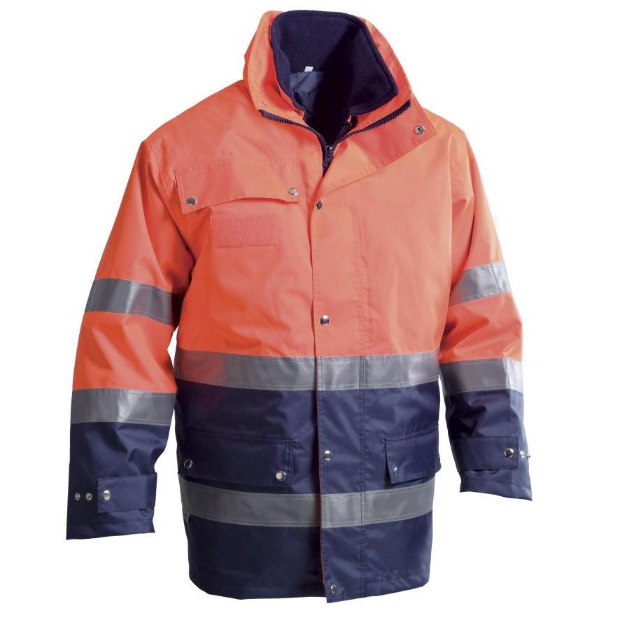 Giacca da Lavoro Alta visibilit� Multitasche Invernale 300 D P&P Loyal GGX30 413