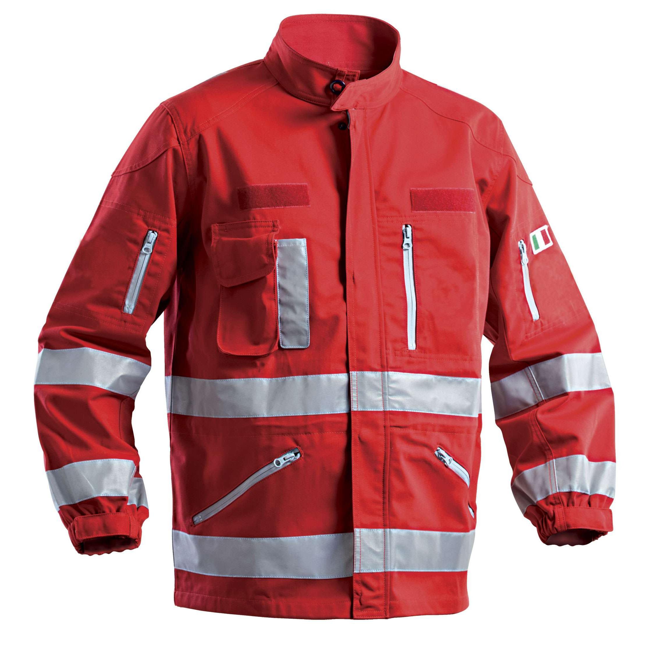 Giacca da lavoro alta visibilit� multitasche soccorso P&P Loyal SOC03 204