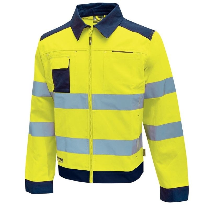 Giacca da Lavoro Alta Visibilit� Multitasche U-Power Glare HL151YF