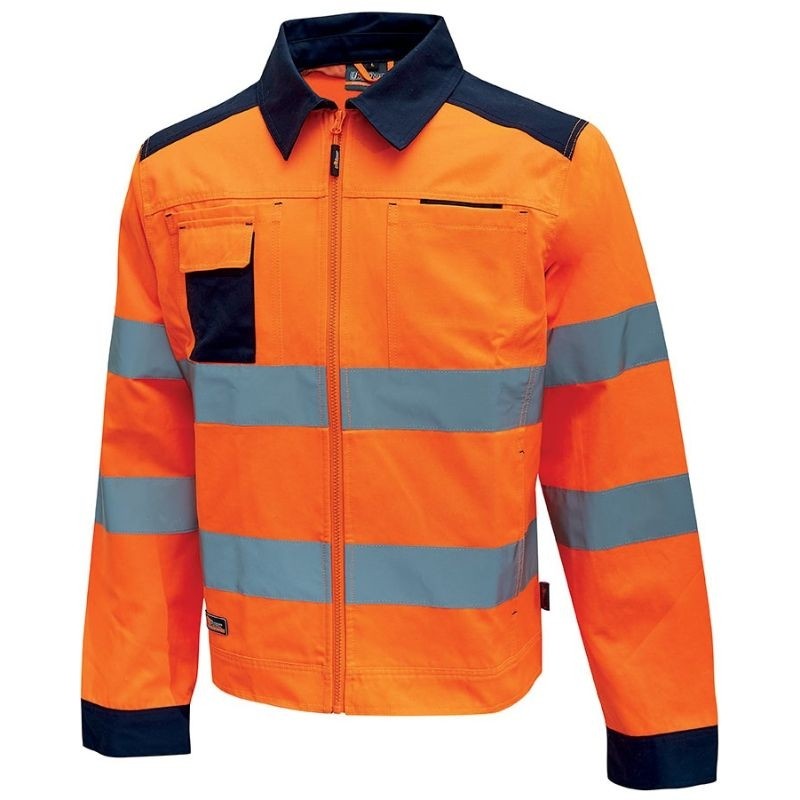 Giacca da Lavoro Alta Visibilit� Multitasche U-Power Glare HL151YF