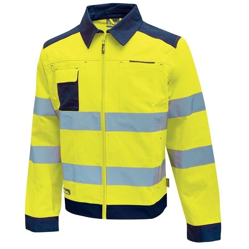 Giacca da Lavoro Alta Visibilit� Multitasche U-Power Gleam HL152YF
