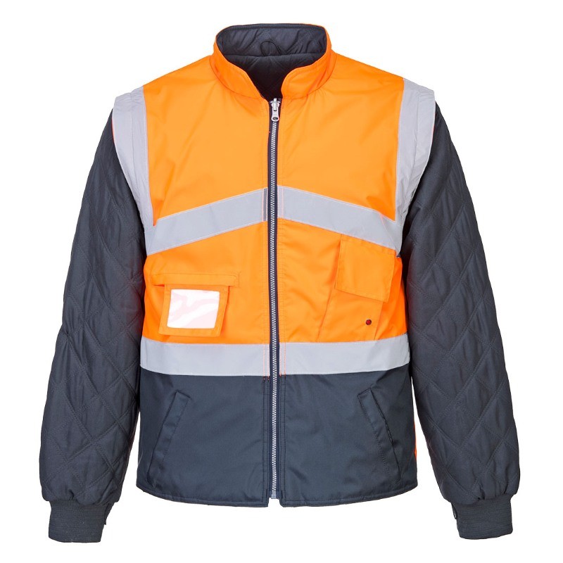 Giacca da Lavoro Bicolore Reversibile Alta Visibilit� Portwest S769