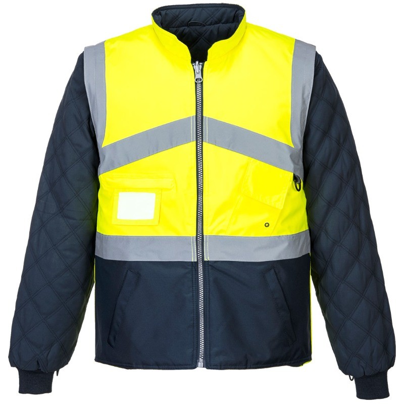 Giacca da Lavoro Bicolore Reversibile Alta Visibilit� Portwest S769