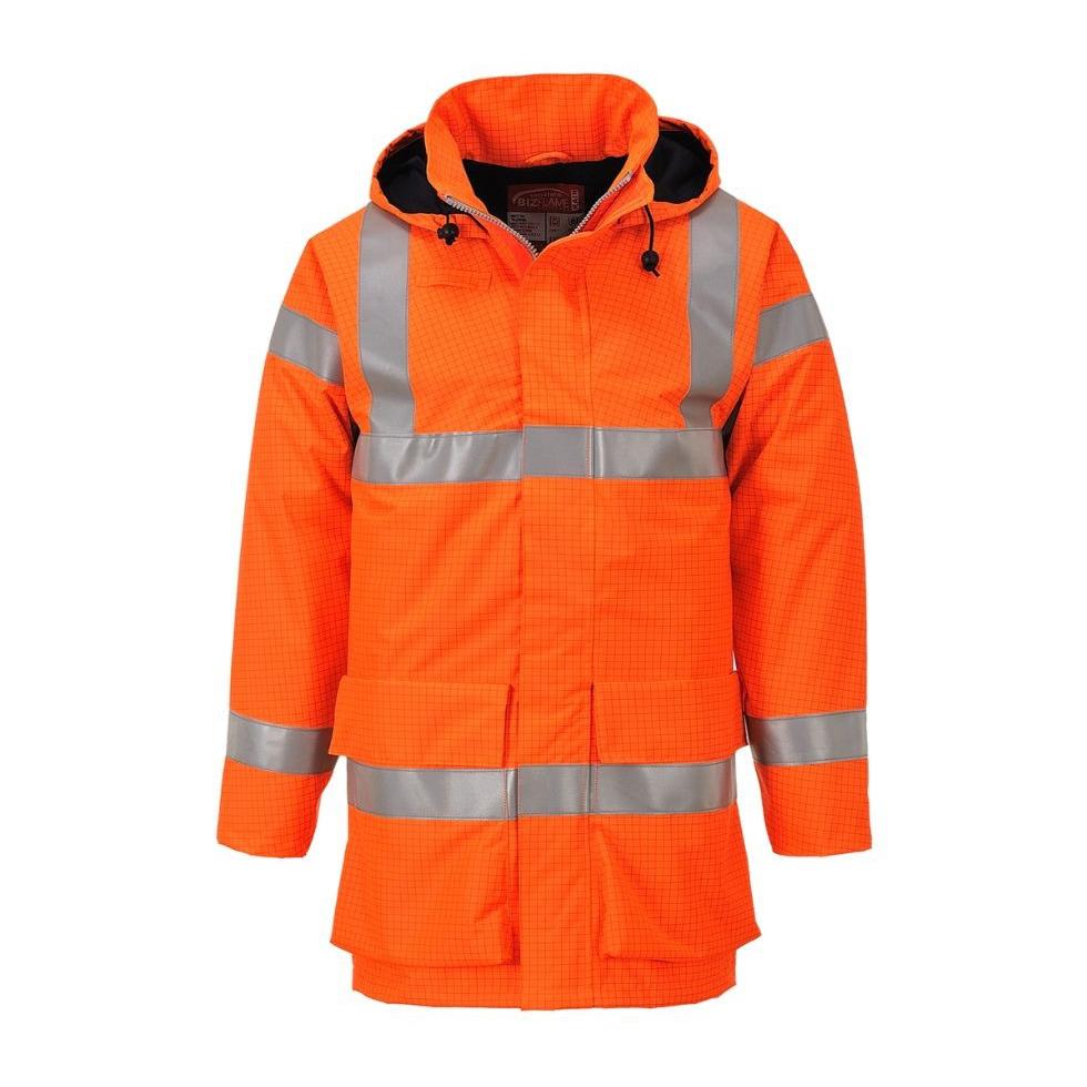 Giacca da Lavoro Bizflame Rain Ignifuga Antistatica Alta Visibilita Portwest S774