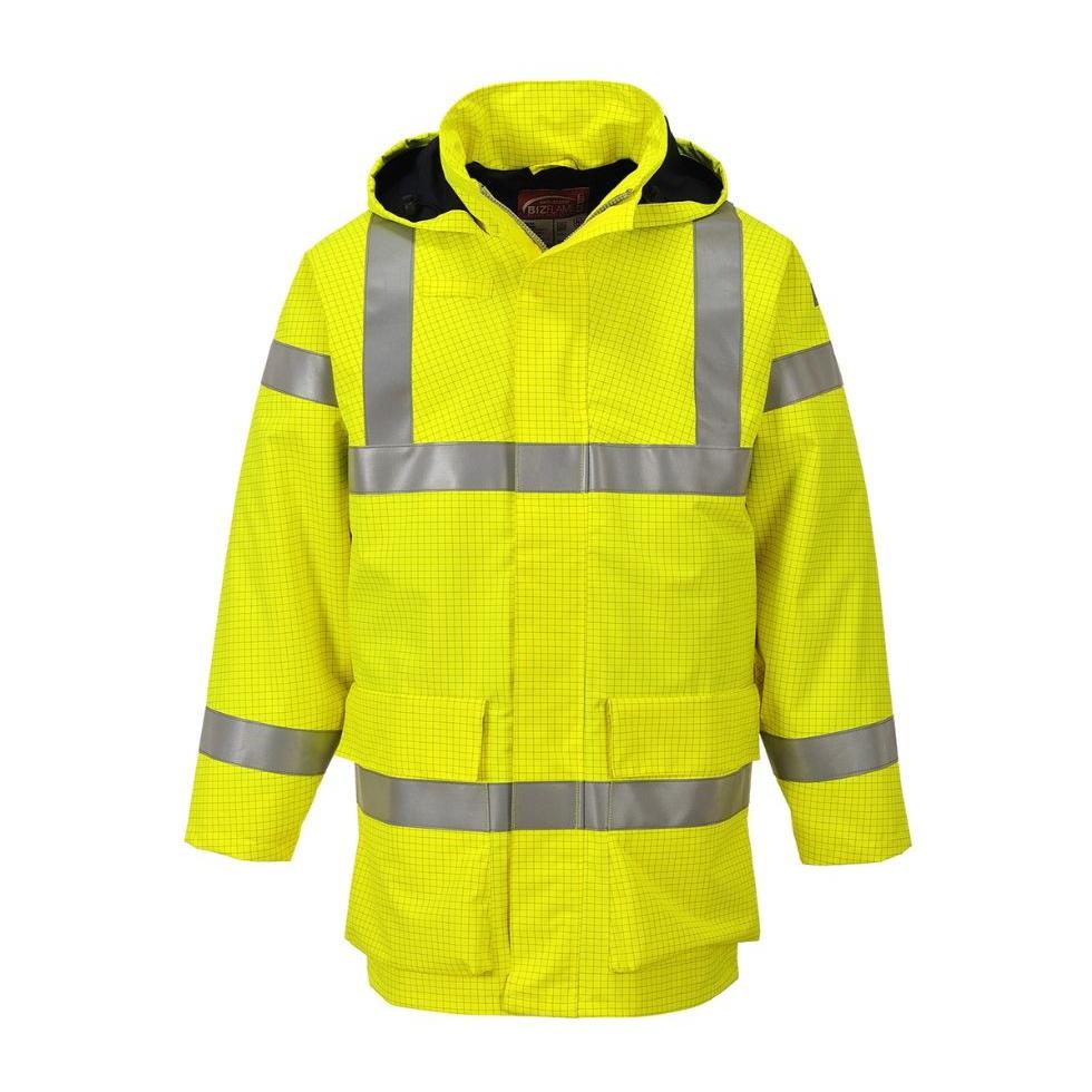 Giacca da Lavoro Bizflame Rain Ignifuga Antistatica Alta Visibilita Portwest S774