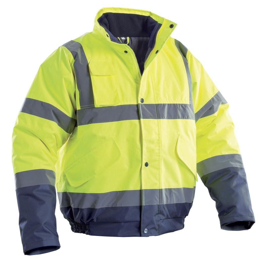 Giacca da Lavoro Bomber Highway 300D Alta visibilit� Multitasche Invernale P&P Loyal GGXV5 413
