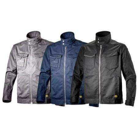 Giacca da lavoro Diadora Multitasche con collo alla coreana Jacket Poly II 702.172117