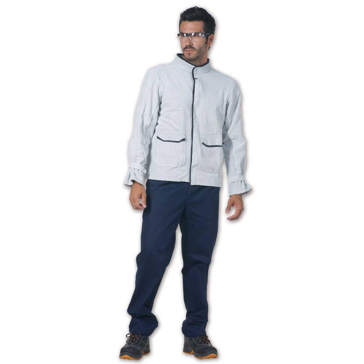 Giacca da lavoro in crosta per saldatore Logica GS302