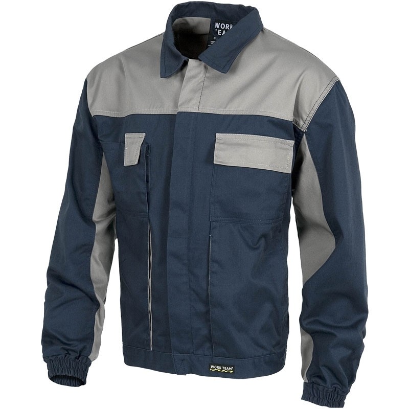 Giacca da lavoro invernale multitasche ad alta resistenza con cerniera in nylon - Workteam