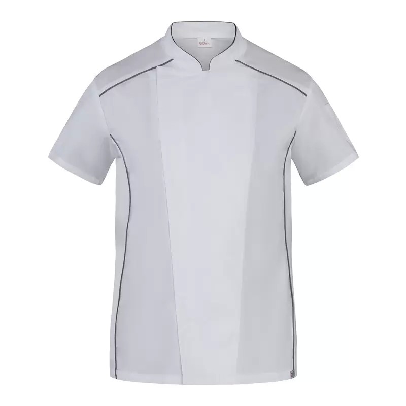 Giacca da Lavoro Manica Corta 100% Cotone da Cuoco Giblor's Omar Q8G00673