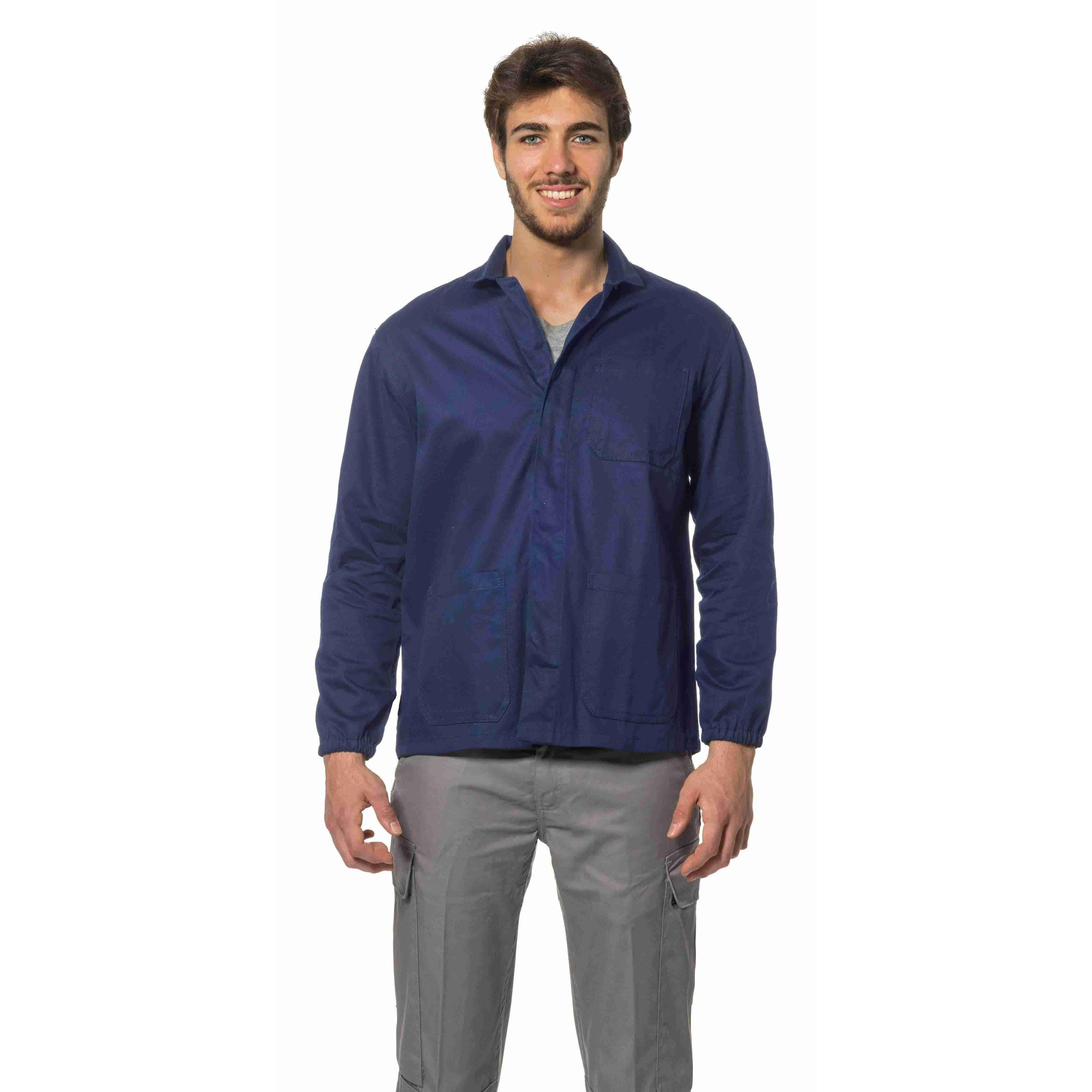 Giacca da Lavoro Multitasche 100% cotone Logica 9050BLU-L