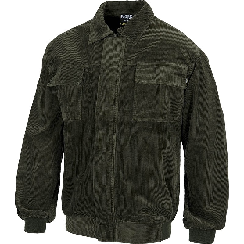 Giacca da lavoro multitasche in velluto resistente - Workteam