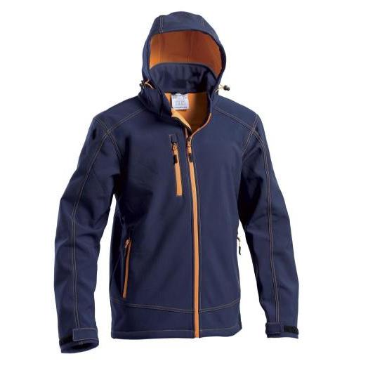 Giacca da Lavoro Multitasche Softshell Impermeabile con Capuccio Harbour P&P Loyal GGXEZ 418