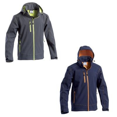 Giacca da Lavoro Multitasche Softshell Impermeabile con Capuccio Norton P&P Loyal GGXEV 417