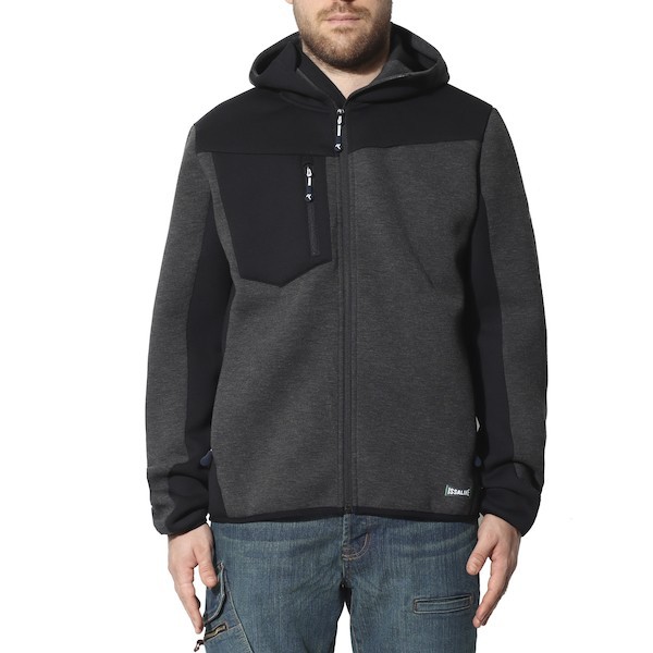 Giacca da Lavoro Multitasche Stretch Con Capuccio Fynor in Box Issa Line 04540B