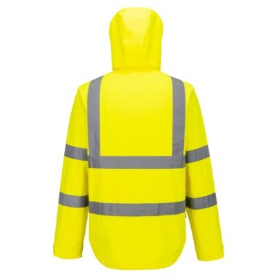 Giacca da Lavoro Portwest Alta Visibilit� Leggera Pieghevole Hi-Vis S164 Impermeabile Multitasche