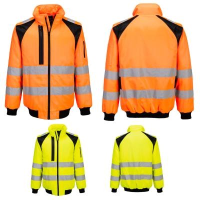 Giacca da Lavoro Portwest Alta Visibilit� Pilot WX2 Hi-Vis 2 in 1 CD898 Multitasche Impermeabile