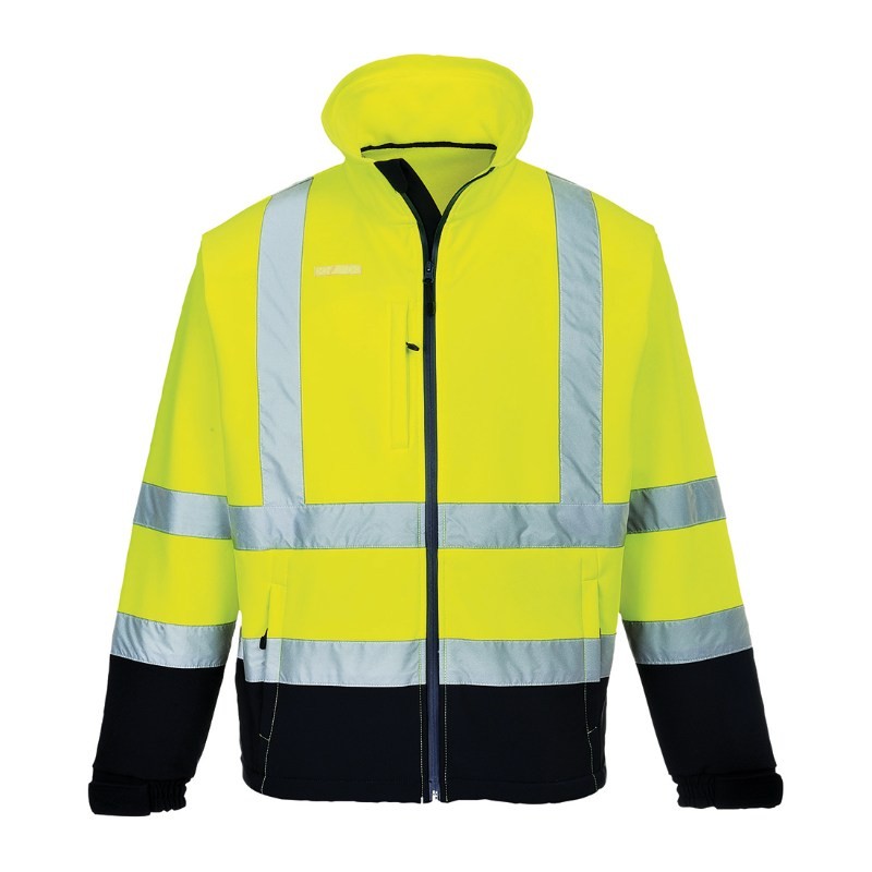 Giacca da Lavoro Softshell Bicolore ad Alta Visibilit� Portwest S425