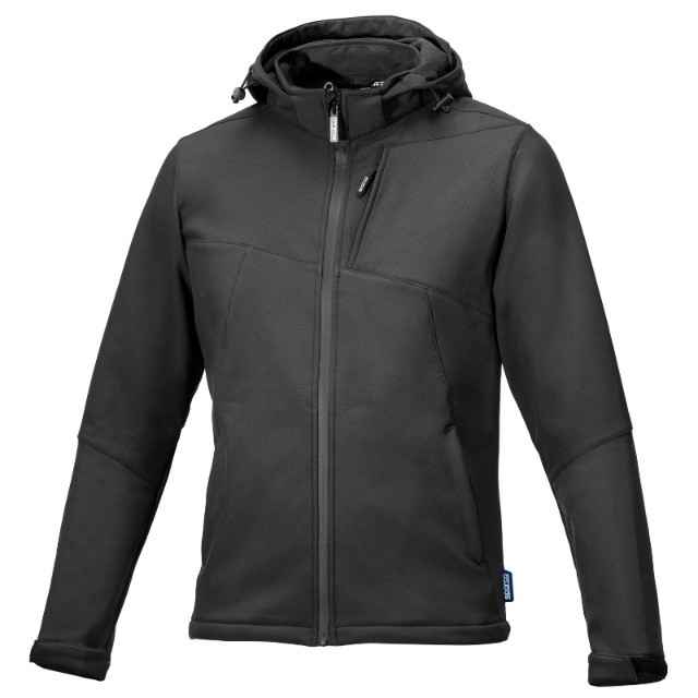 Giacca da Lavoro Softshell Impermeabile Multitasche Con Cappuccio Sparco Grit Elias BTJ0004B0