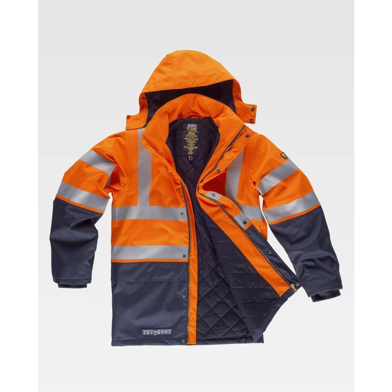 Giacca da Lavoro Workteam Ignifuga Antistatica Alta Visibilit� B3795