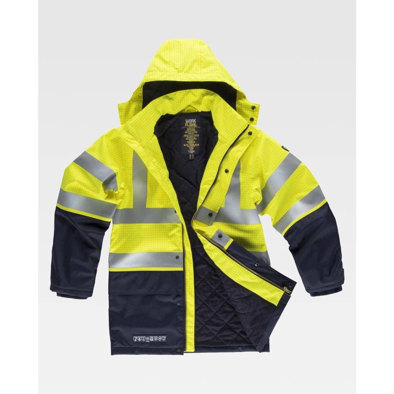 Giacca da Lavoro Workteam Ignifuga Antistatica Alta Visibilit� B3795