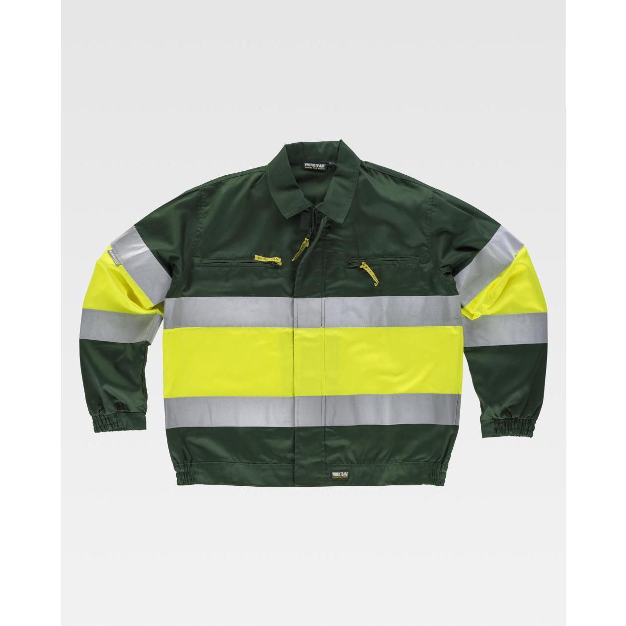 Giacca da Lavoro Workteam Multitasche Alta Visibilit� C4110