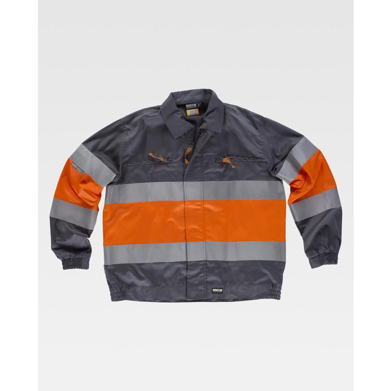 Giacca da Lavoro Workteam Multitasche Alta Visibilit� C4110
