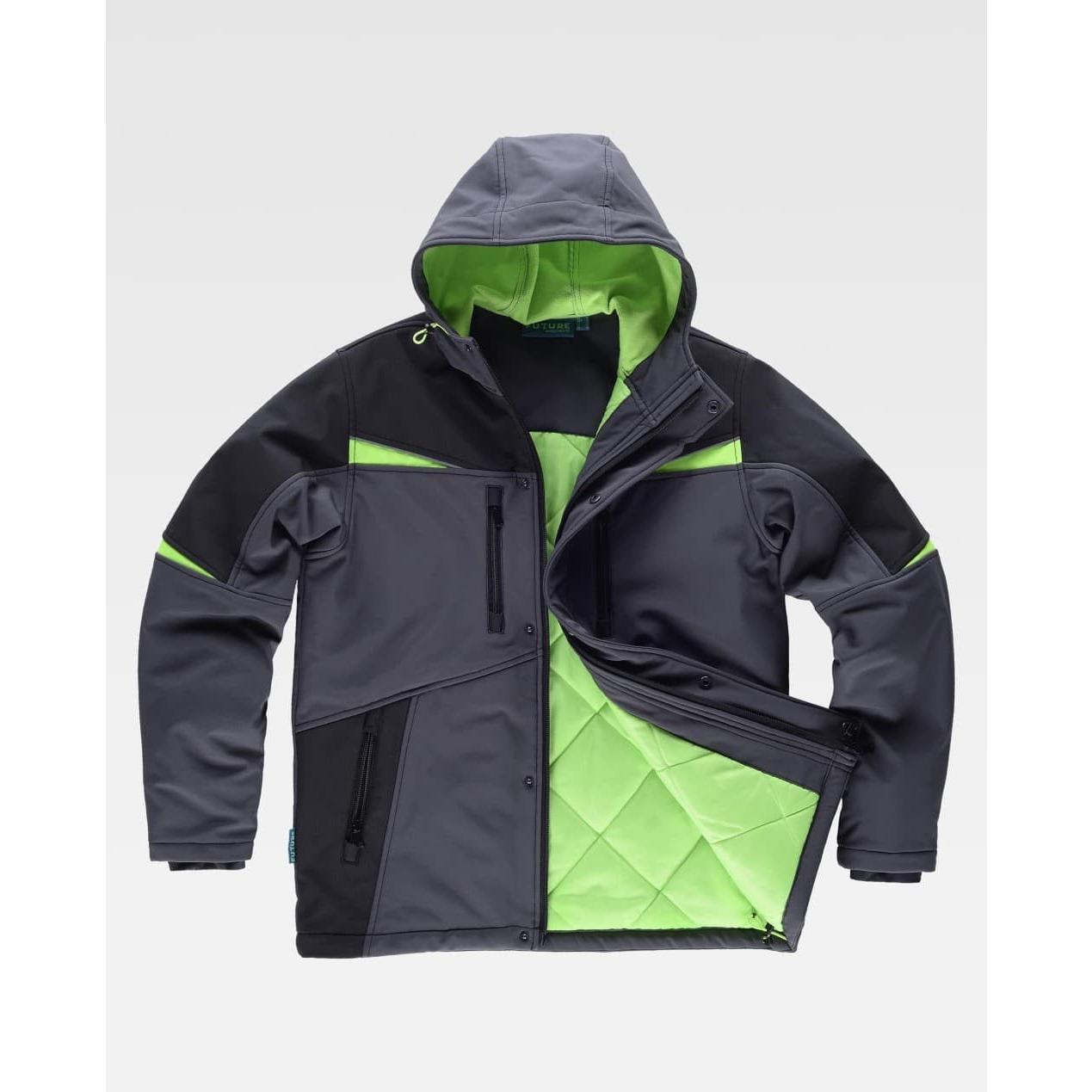 Giacca da Lavoro Workteam Workshell Imbottita Stretch WF2758