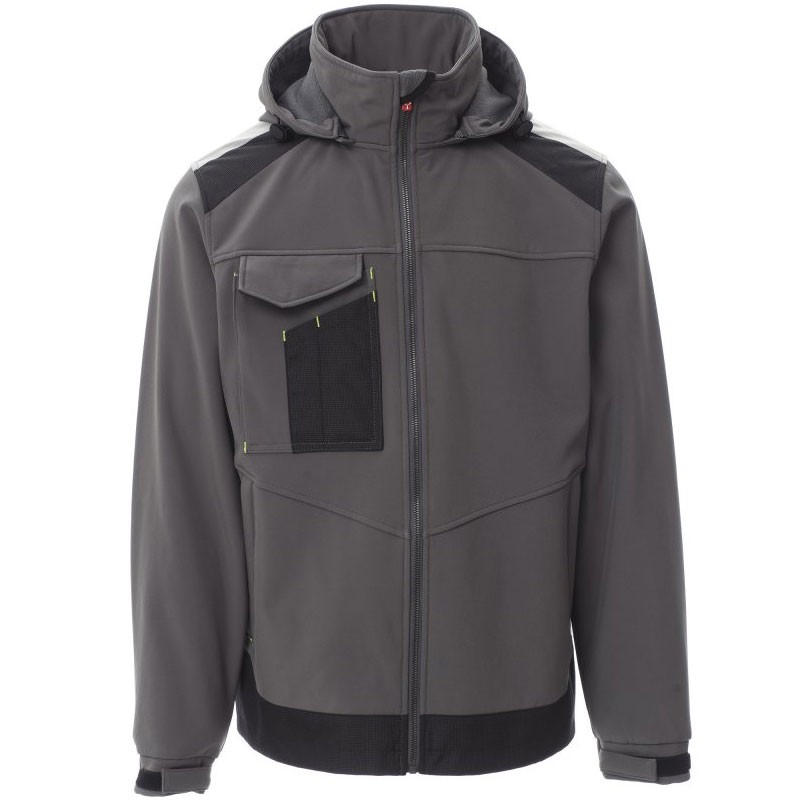 Giacca Ergonomica multitasche in Softshell Performer 2.0 - Payper AY 7231