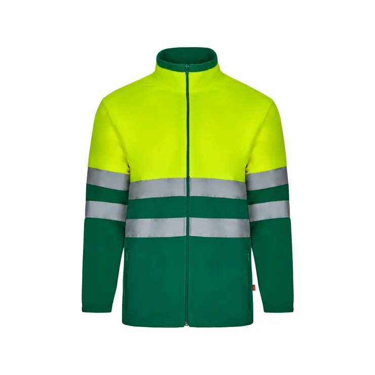 Giacca in pile bicolore da Lavoro Alta Visibilit� Velilla 301503