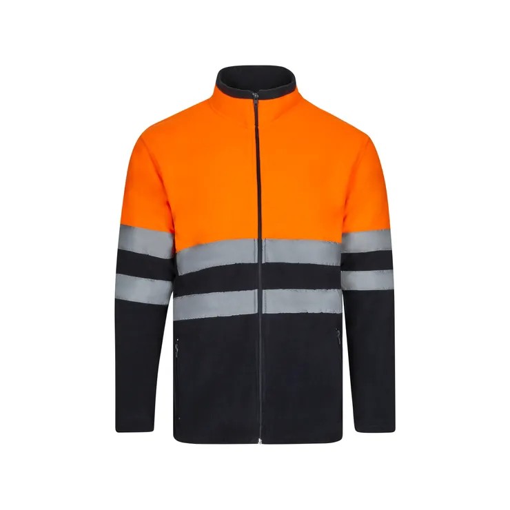 Giacca in pile bicolore da Lavoro Alta Visibilit� Velilla 301503