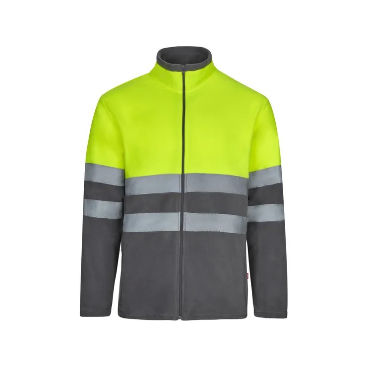 Giacca in pile bicolore da Lavoro Alta Visibilit� Velilla 301503