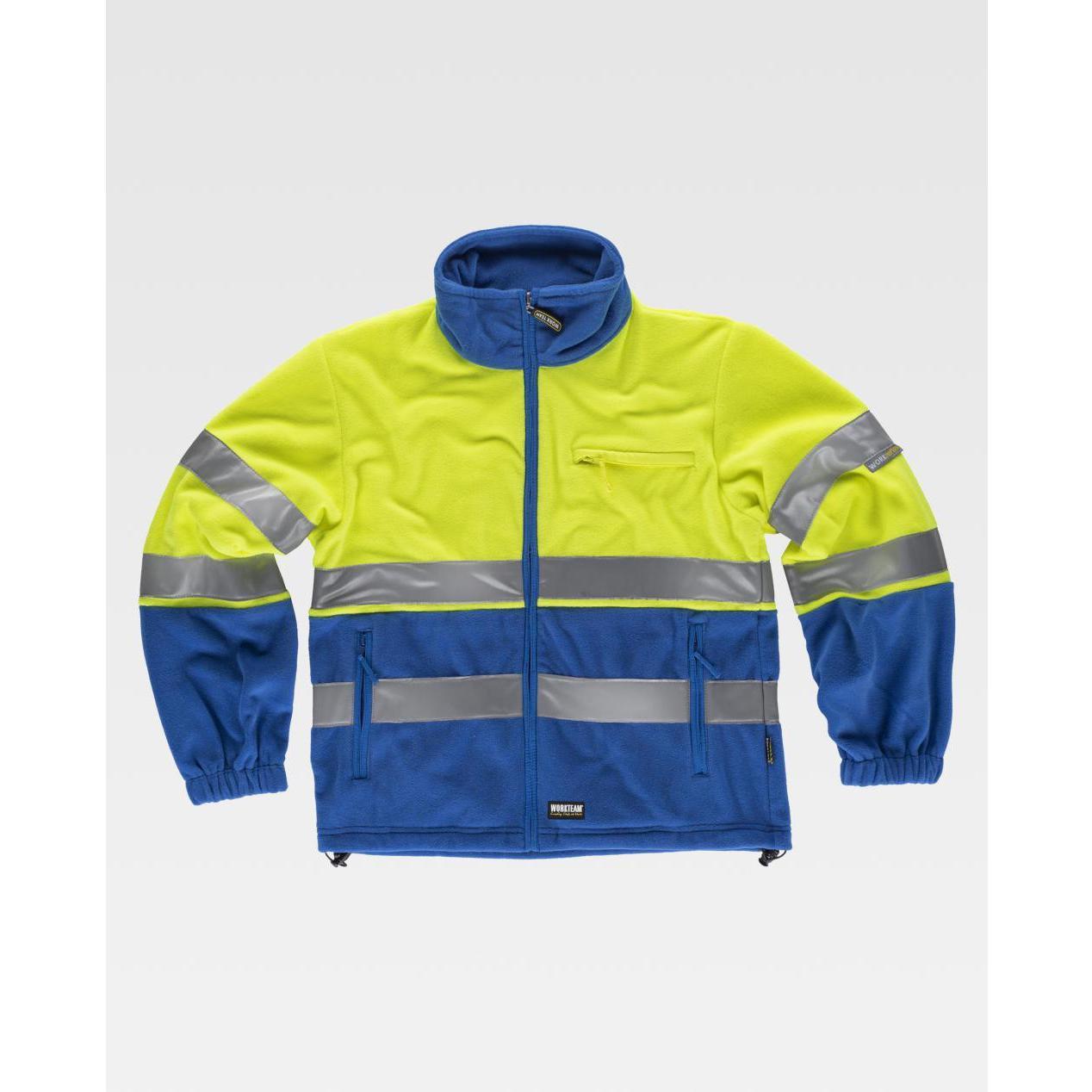 Giacca in Pile da Lavoro Alta Visibilit� C4025 - Workteam