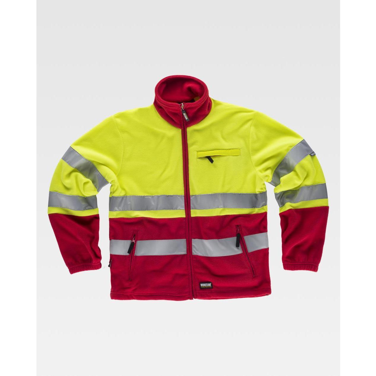 Giacca in Pile da Lavoro Alta Visibilit� C4025 - Workteam