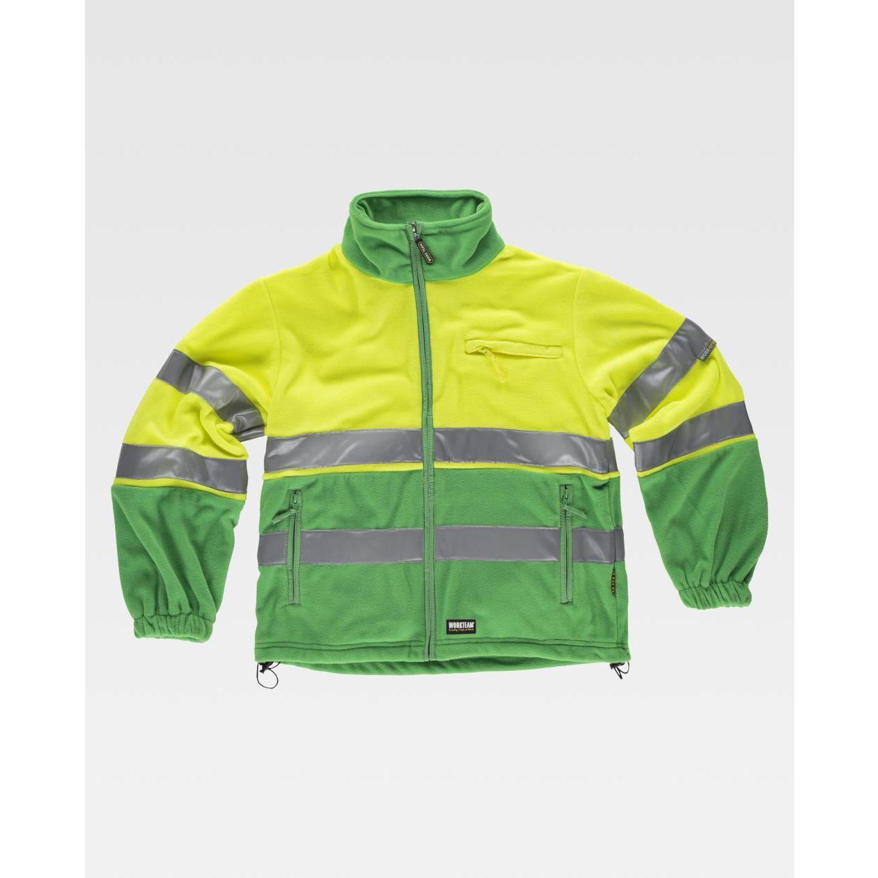 Giacca in Pile da Lavoro Alta Visibilit� C4025 - Workteam