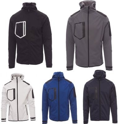 Giacca Softshell Ergonomica con Manica Raglan e Cappuccio Sagomato Extreme - Payper AY 7235