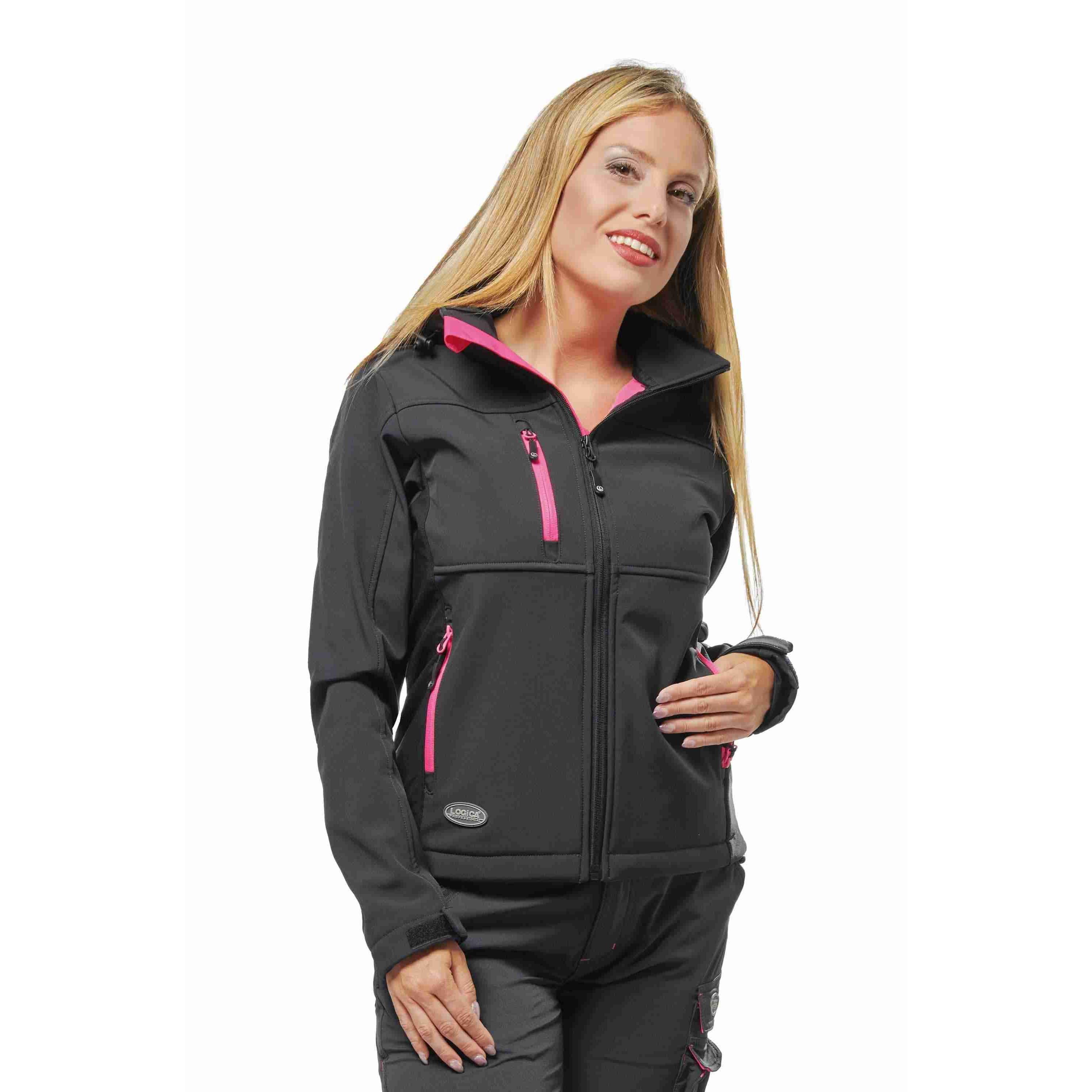 Giacca softshell impermeabile multitasche da Donna da Lavoro Logica CALIPSO-L