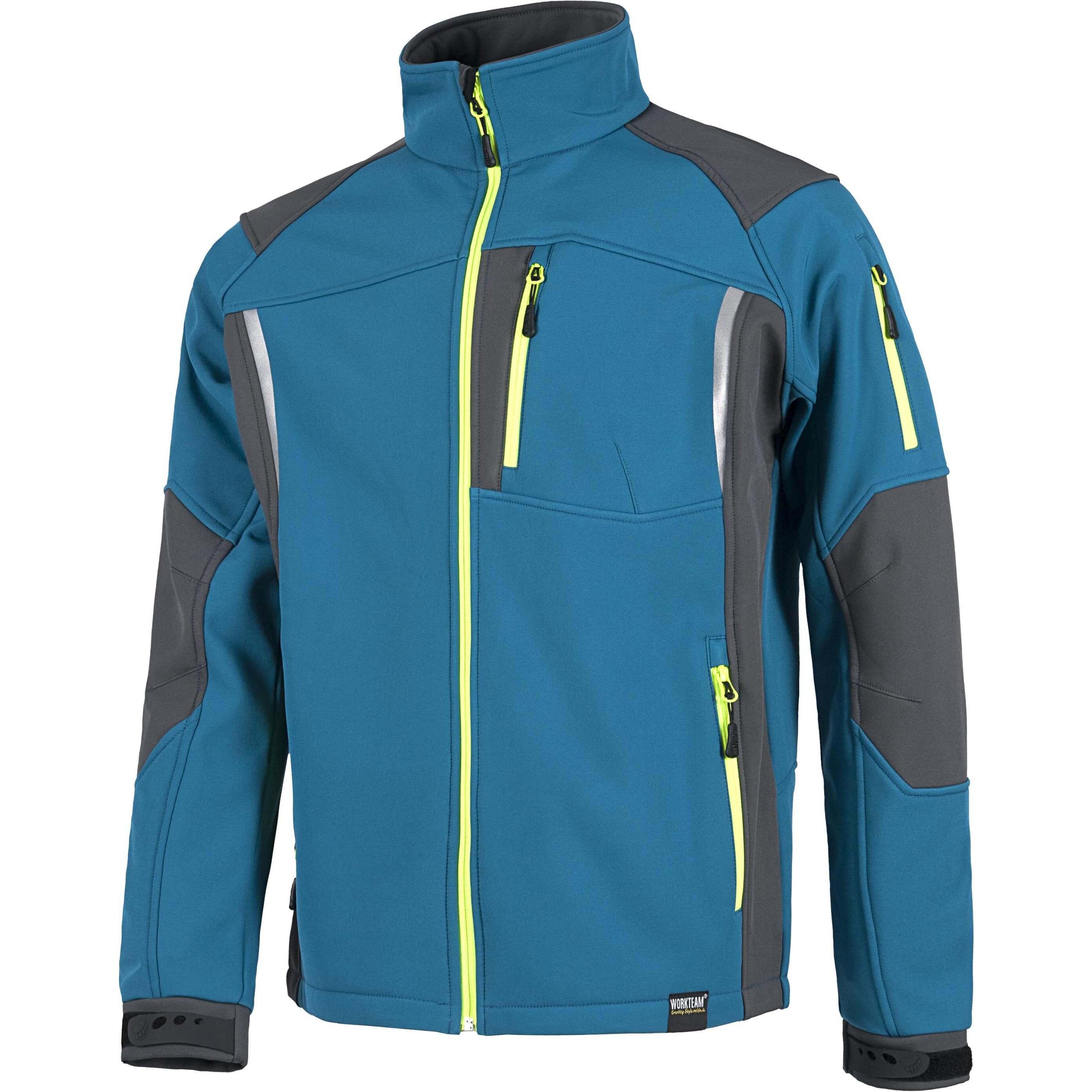 Giacca Workshell combinata con cerniera in nylon - Workteam