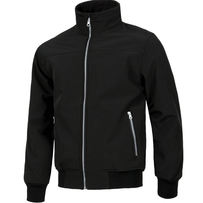 Giacca Workshell con cerniera a contrasto - Workteam