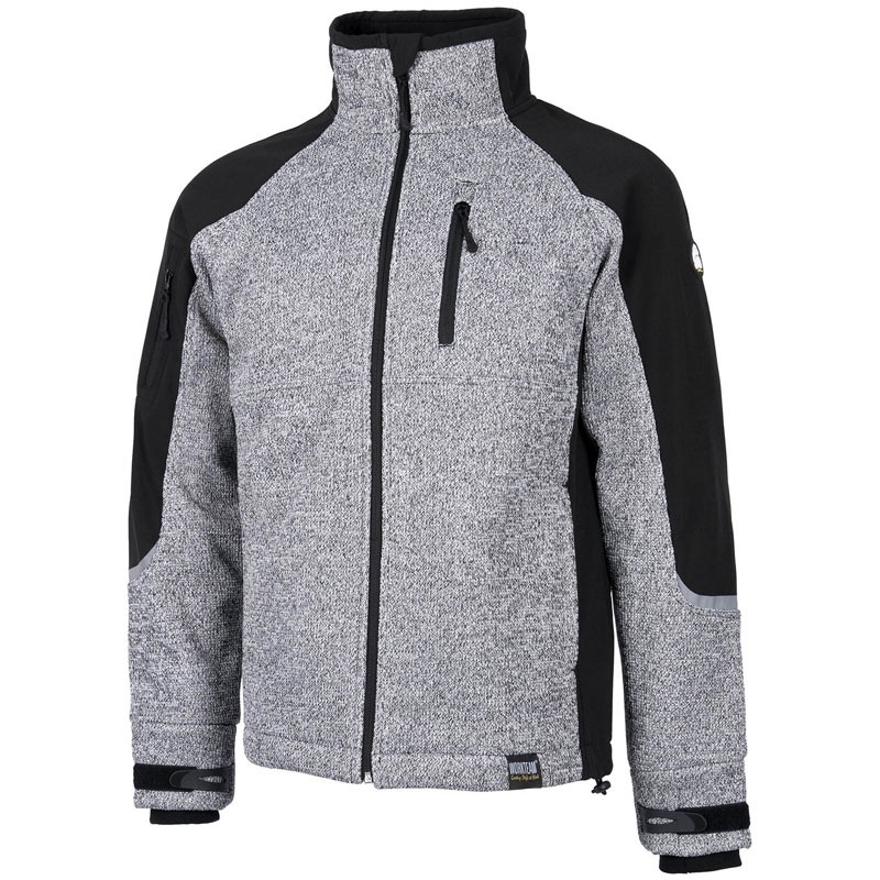 Giacca Workshell invernale multitasche con tessuto Softshell