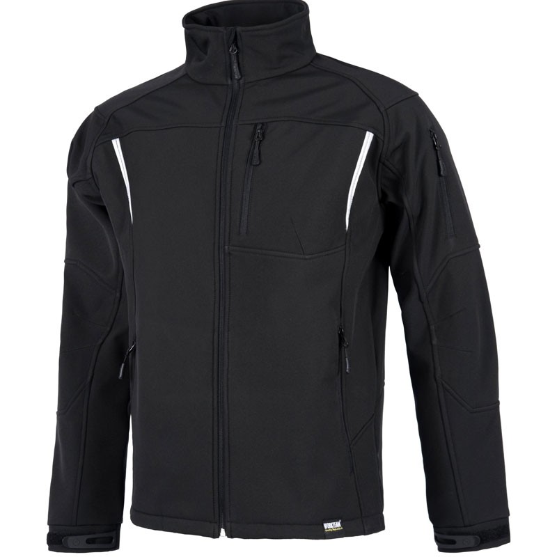 Giacca Workshell multitasche invernale a collo alto - Workteam