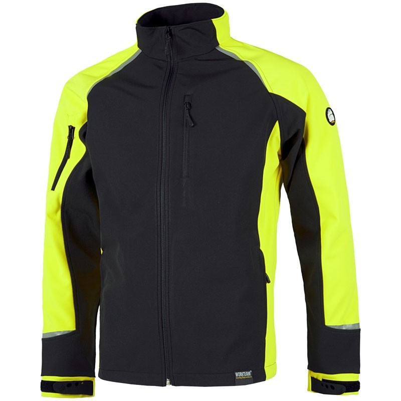 Giacca Workshell multitasche leggera con rete interna - Workteam